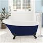 Richmond 1620 x 690 x 760mm (430mm Depth) Freestanding Bath - Blue