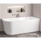 Radcot 1650 x 750 x 590mm (450mm Depth) Right Hand (RH) Bath - White