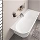 Radcot 1650 x 750 x 590mm (450mm Depth) Right Hand (RH) Bath - White