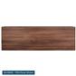 Diamante 1700 front panel 1700x450-575mm - Dark walnut