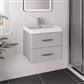 Cavone 60CM 2 Drawer Basin Vanity Unit - Matt Grey