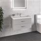 Cavone 80CM 2 Drawer Basin Vanity Unit - Matt Grey