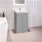 Cavone 50CM 2 Door Basin Vanity Unit - Matt Grey