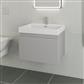 Gravina 60CM 1 Drawer Wall Hung Basin Vanity Unit - Matt Grey