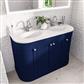 Hardwick 120CM 4 Door Double Bowl Basin Vanity Unit - Blue