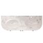 Hardwick 120cm x 44cm 2 Tap Hole Quartz Double Bowl Basin - White