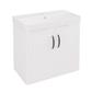 Cavone II 60CM 2 Door Wall Hung Basin Vanity Unit - White