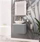 Belice fluted 60 Wall Hung Unit - Grey