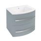 Centa Curved, 2 Drawer Wall Hung - Unit Grey