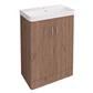 Cavone II 600x335mm 2 Door Cabinet - Medium Oak 