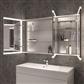 Cassio 1200x700mm 3 door LED mirror