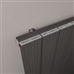 Mersey 1800 x 470 Aluminium Radiator Matt Anthracite