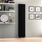 Mersey 1800 x 375 Aluminium Radiator Matt Black