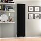 Mersey 1800 x 470 Aluminium Radiator Matt Black