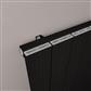 Mersey 1800 x 470 Aluminium Radiator Matt Black