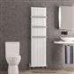 Trent 1800 x 470 Aluminium Radiator Matt White