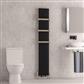 Trent 1800 x 280 Aluminium Radiator Matt Black