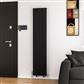 Trent 1800 x 375 Aluminium Radiator Matt Black