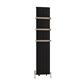 Trent 1800 x 375 Aluminium Radiator Matt Black