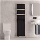 Trent 1800 x 470 Aluminium Radiator Matt Black