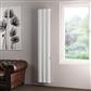 Derwent 1800 x 304 Dry Element Aluminium Radiator Matt White