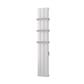 Derwent 1800 x 304 Dry Element Aluminium Radiator Matt White