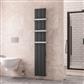 Derwent 1800 x 304 Dry Element Aluminium Radiator Matt Anthracite