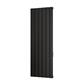 Derwent 1800 x 604 Dry Element Aluminium Radiator Matt Black