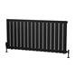 Warrington 600 x 1212 Radiator Type10 Matt Black