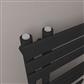 Brockworth All Electric Towel Rail 1200 x 500mm Matt Black