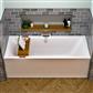 Portland Double Ended (DE) 1700 x 750 x 440mm 5mm Bath - White