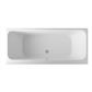 Malin Double Ended (DE) 1750 x 750 x 440mm 5mm Bath - White