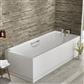 Rockall Single Ended (SE) Twin Grip (TG) 1700 x 800 x 440mm 5mm Bath - White