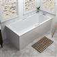 Portland Single Ended (SE) Twin Grip (TG) 1800 x 800 x 440mm Beauforte Bath - White