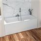 Portland Double Ended (DE) 1800 x 800 x 440mm Beauforte Bath - White