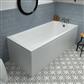 Rockall Single Ended (SE) 1800 x 800 x 440mm Beauforte Bath - White