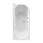 Biscay 1700 x 800 x 440mm Left Hand (LH) 6 Jet Whirlpool Beauforte Bath - White