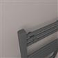 Biava Dry Element Towel Rail 1100x500mm Matt Anthracite