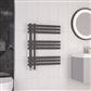 Loddon Dry Element Towel Rail 800 x 600 Matt Anthracite