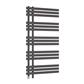 Loddon Dry Element Towel Rail 1200 x 600 Matt Anthracite