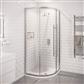 Vantage 2000 Easy Clean 900x900mm Single Door Quadrant Shower Enclosure - Chrome