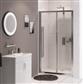 Vantage 2000 Easy Clean 2000x1500mm Slider Shower Door - Chrome