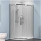 Corniche 2000 1000x800mm Left Hand Offset Quadrant Shower Enclosure - Chrome