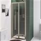 Vantage 2000 6mm Easy Clean 2000mm x 760mm Bi-Fold Shower Door - Brushed Brass