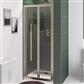 Vantage 2000 6mm Easy Clean 2000mm x 1000mm Bi-Fold Shower Door - Brushed Brass