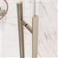 Vantage 2000 6mm Easy Clean 1100x760mm Offset Quadrant Shower Enclosure - Brushed Brass