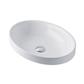 Osanna 50cm x 37cm Cast Marble Inset Basin - White