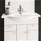 Madrid 80cm x 39cm 1 Tap Hole Basin - White