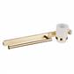 Asti Toilet Brush Holder - Brushed Brass