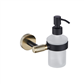 Catania Soap Dispenser Matt Black/Brushed Brass